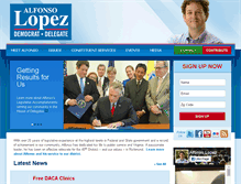 Tablet Screenshot of alfonsolopez.org